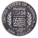 USA 1 dollaro 1994 FIFA World Cup Ag BU